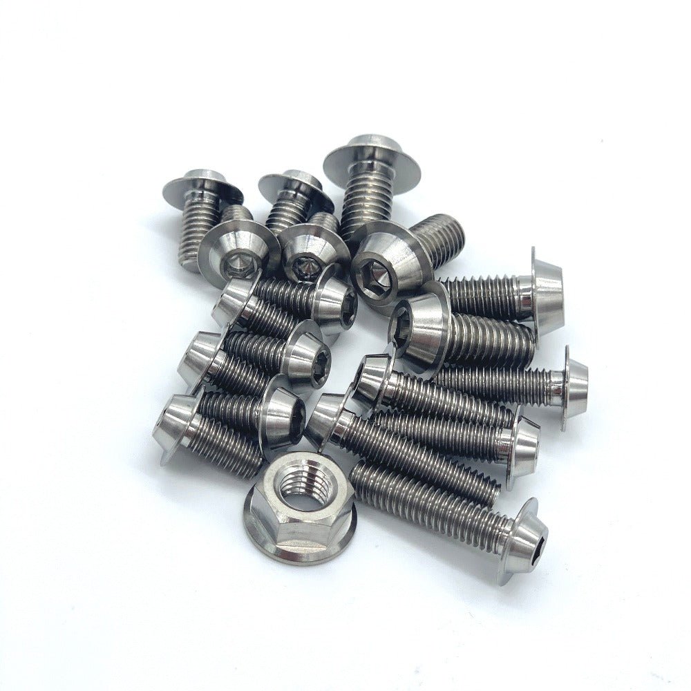 JDC Titanium Engine Bay Dress-Up Hardware Kit (Evo X)