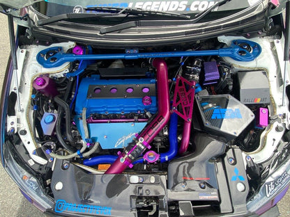 JDC Titanium Engine Bay Dress-Up Hardware Kit (Evo X)
