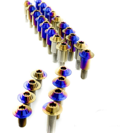 JDC Titanium Engine Bay Dress-Up Hardware Kit (Evo X)