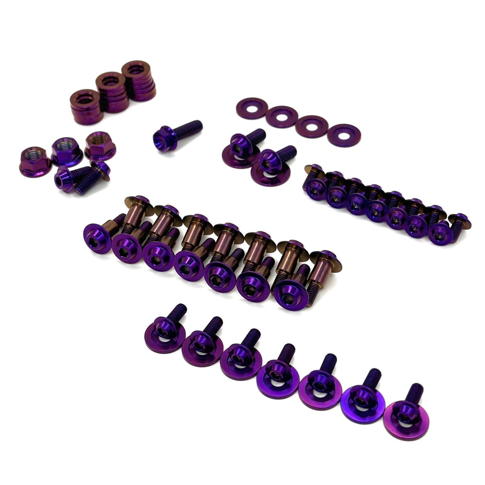 JDC Titanium Engine Bay Dress-Up Hardware Kit (Hyundai Genesis Coupe 2.0T BK2)