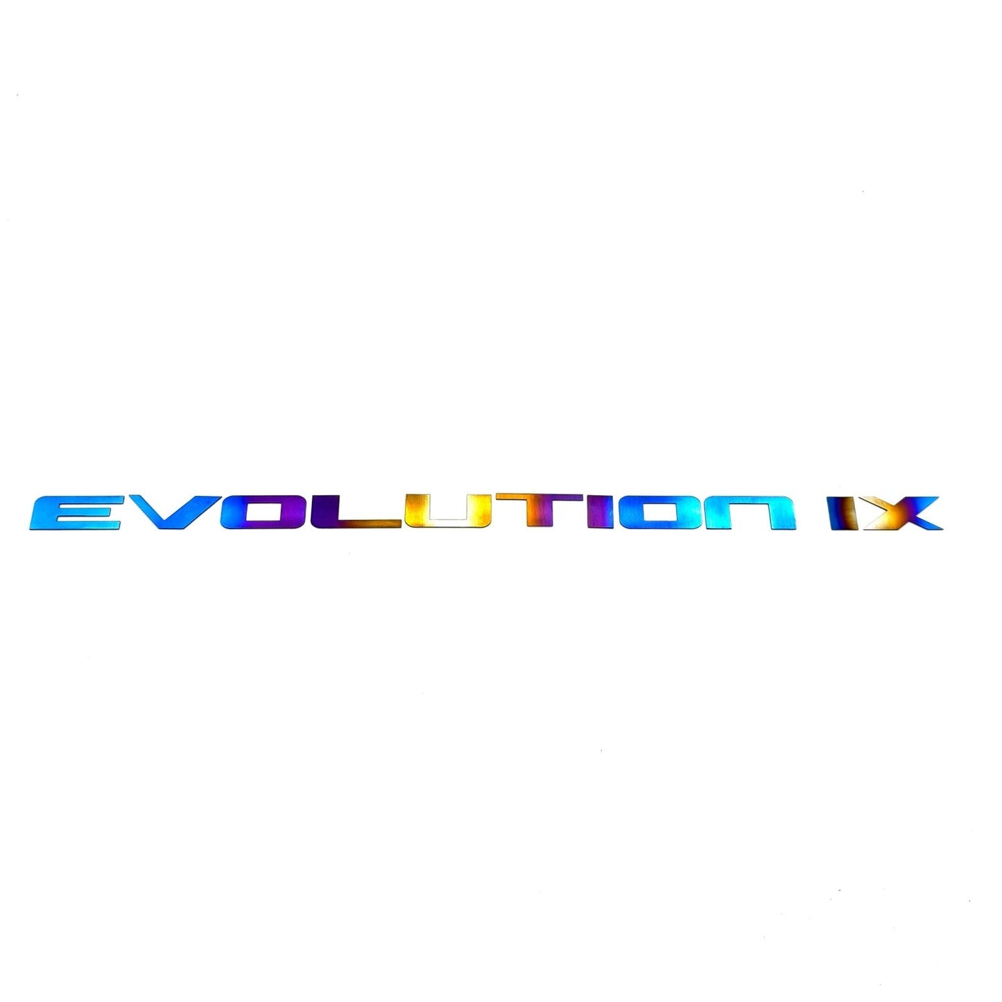 JDC Titanium "Evolution" Trunk Badge (Evo 6/7/8/9/X)