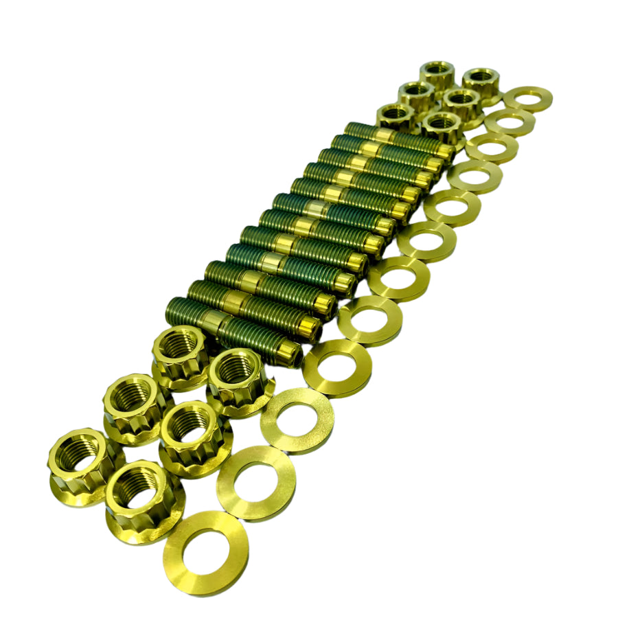 JDC Titanium Exhaust Manifold Stud Kit (RB26)