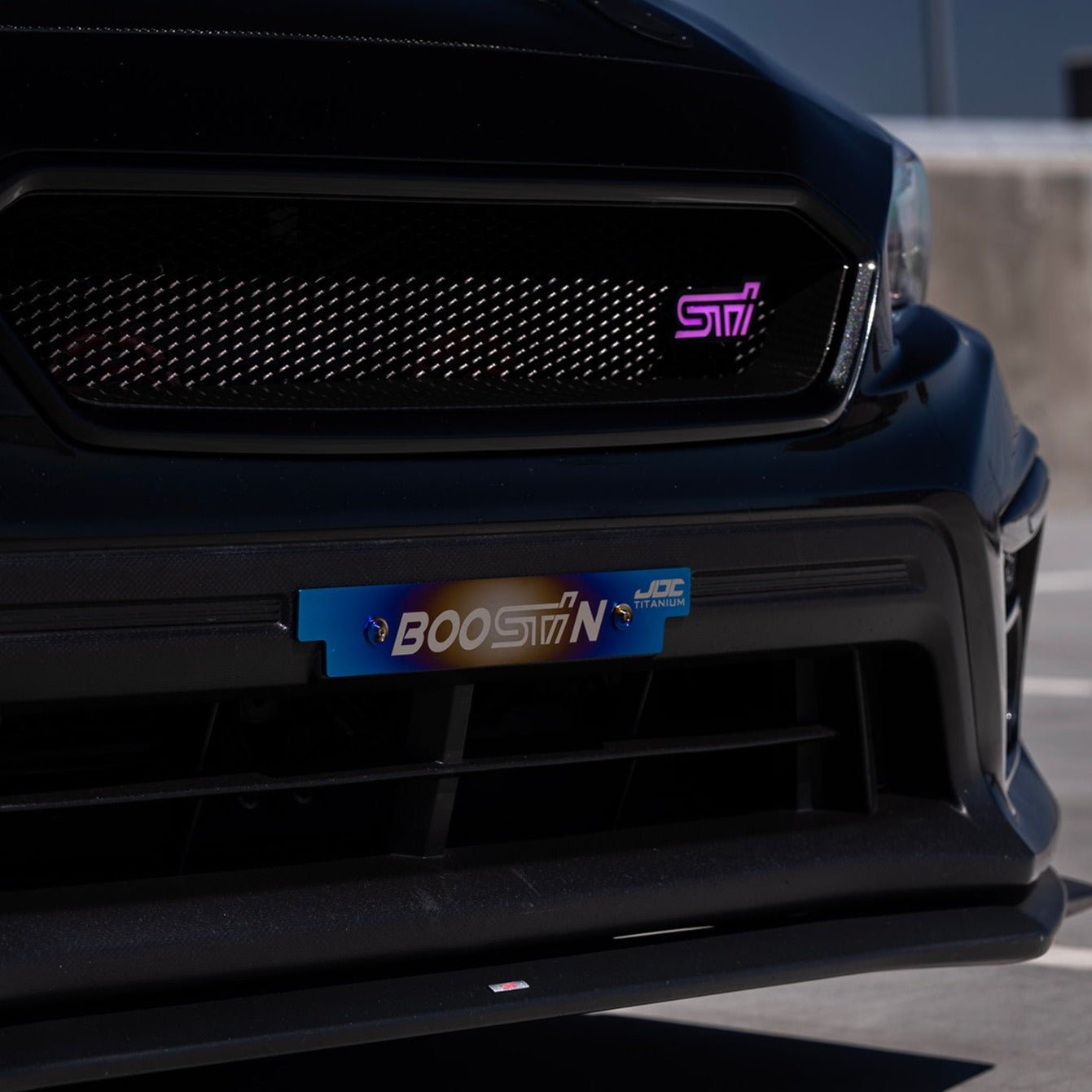 JDC Titanium Front License Plate Delete Kit (Subaru Applications/Universal)