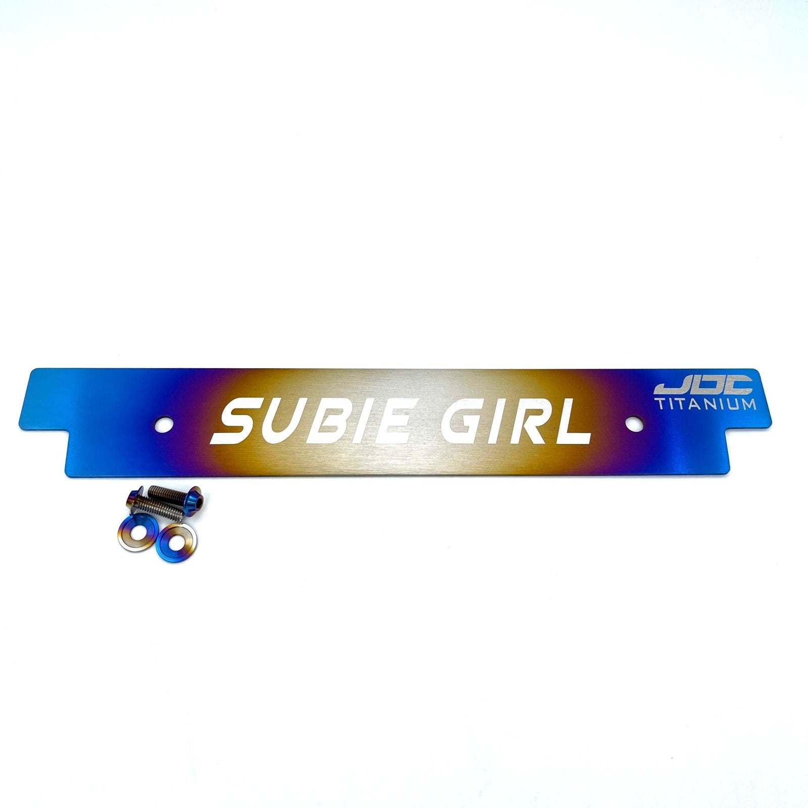JDC Titanium Front License Plate Delete Kit (Subaru Applications/Universal)