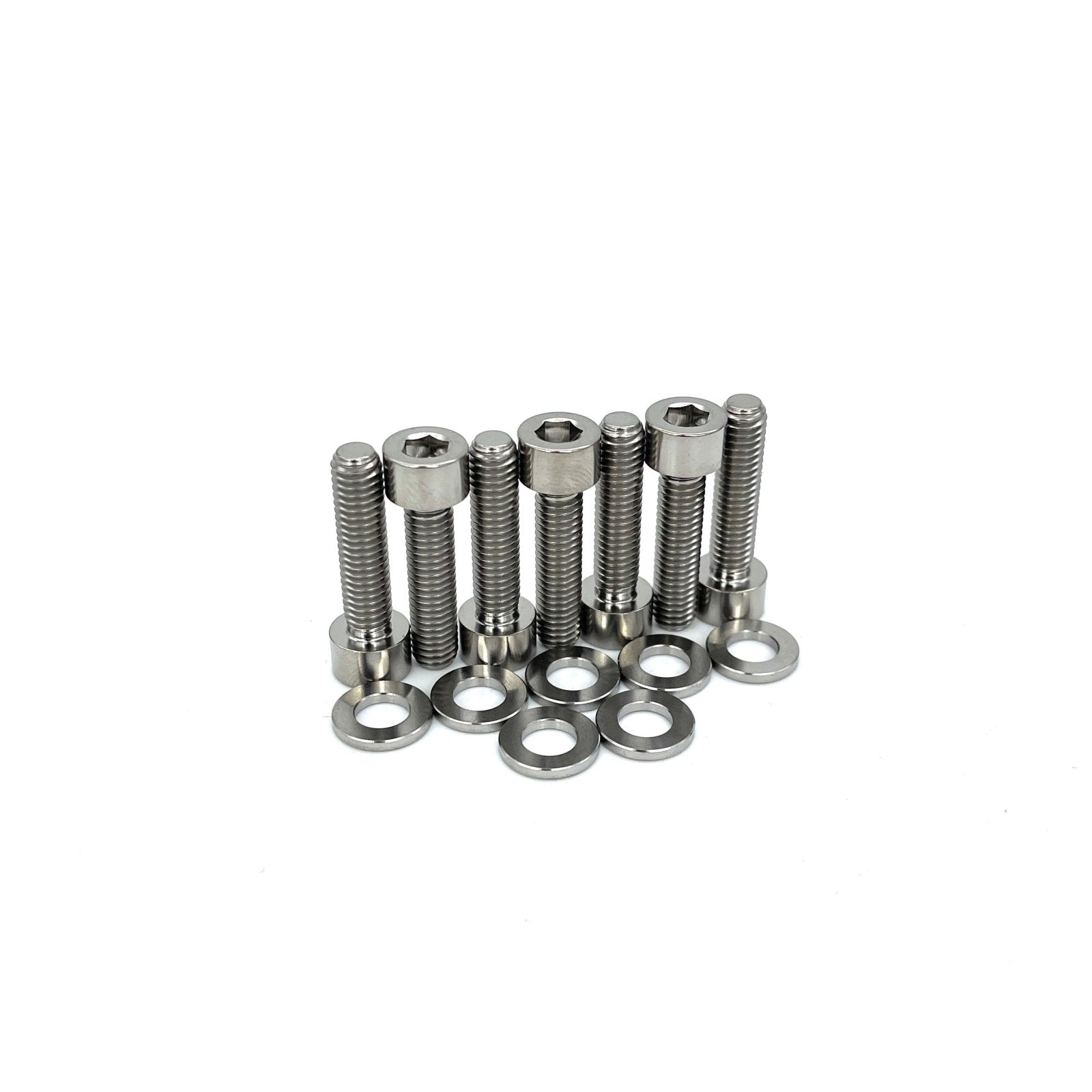 JDC Titanium Frontline Fabrication Valve Cover Hardware Replacement Kit (Evo 4-9)