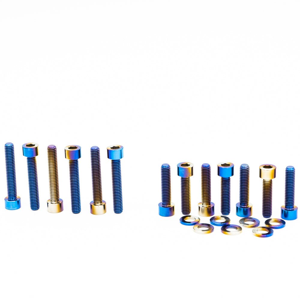 JDC Titanium Frontline Fabrication Valve Cover Hardware Replacement Kit (Evo 4-9)