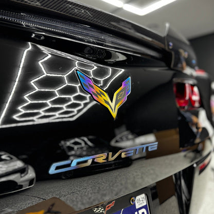 JDC Titanium "Corvette" Badge (2014-2019 C7 Corvette)