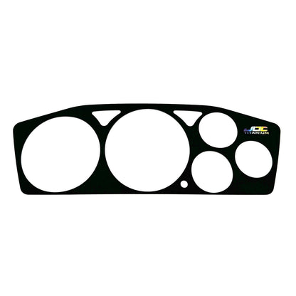 JDC Titanium Gauge Cluster Overlay (Evo 7/8/9)