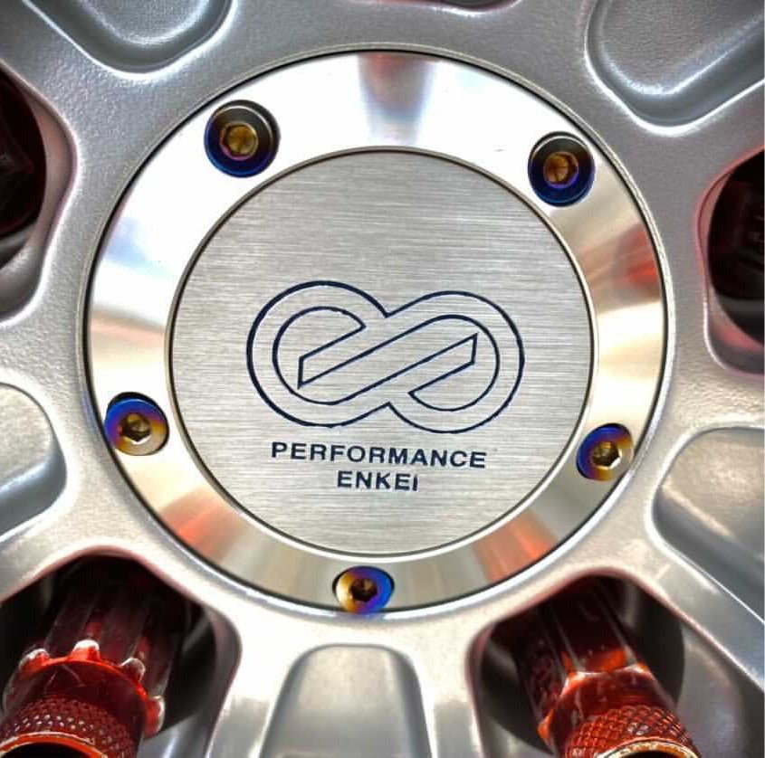 JDC Titanium Hardware Kit for Enkei NT03+M Center Caps