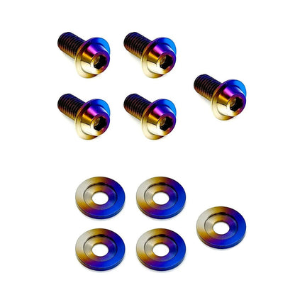 JDC Titanium Hood Vent Heat Shield Hardware (2023+ FL5 Civic Type R)