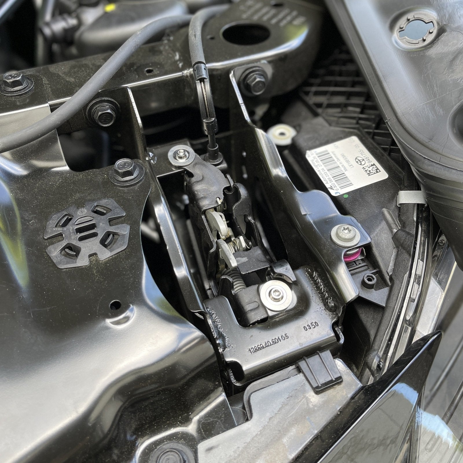 JDC Titanium Hood Latch Mechanism Hardware Kit (MK5 Supra)