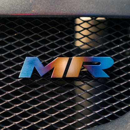 JDC Titanium "MR" Front Grill Badge (Evo 8/9)