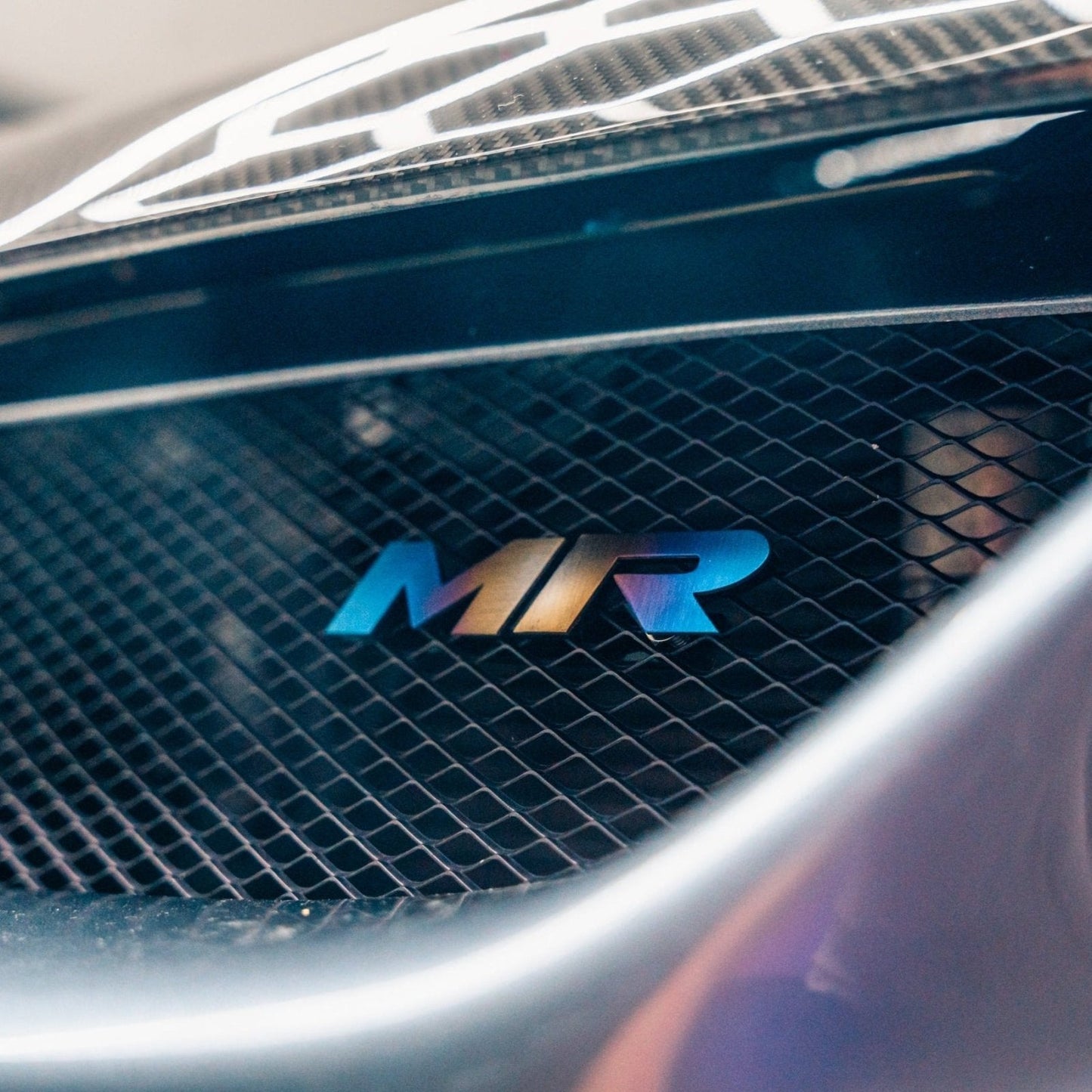 JDC Titanium "MR" Front Grill Badge (Evo 8/9)
