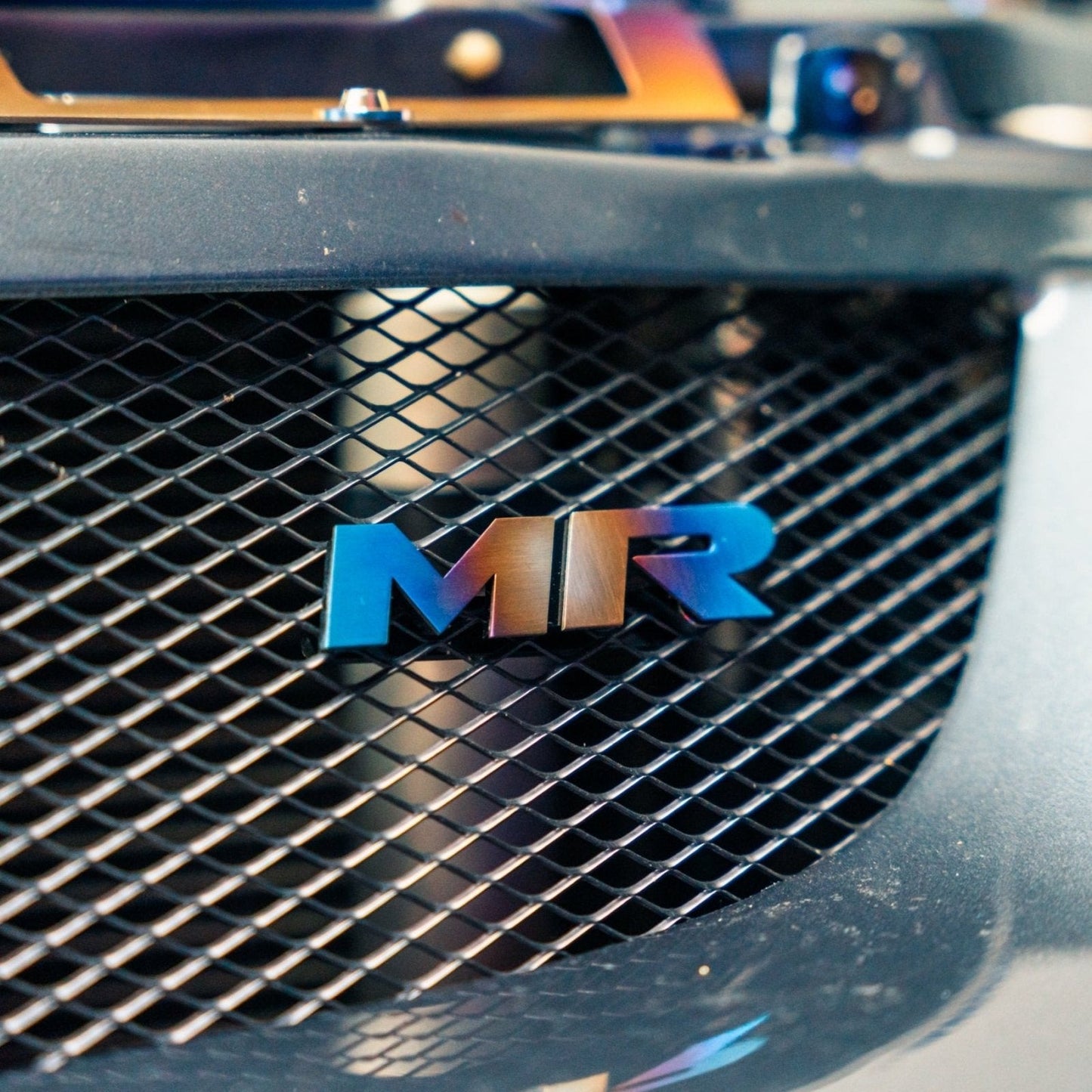 JDC Titanium "MR" Front Grill Badge (Evo 8/9)