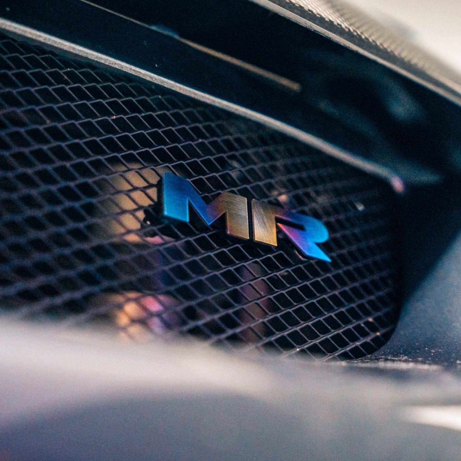 JDC Titanium "MR" Front Grill Badge (Evo 8/9)