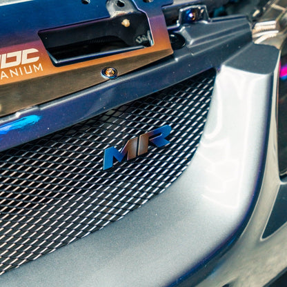 JDC Titanium "MR" Front Grill Badge (Evo 8/9)