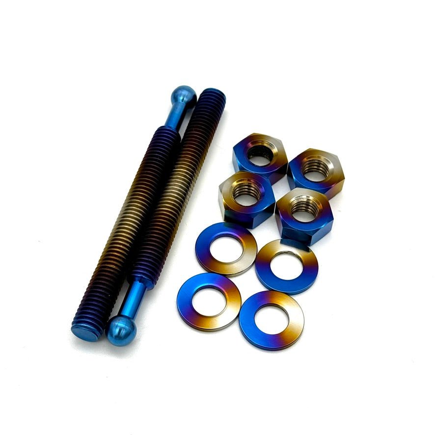 JDC Titanium Quik-Latch QL-38 Replacement Hood Pin Hardware Kit (Universal)