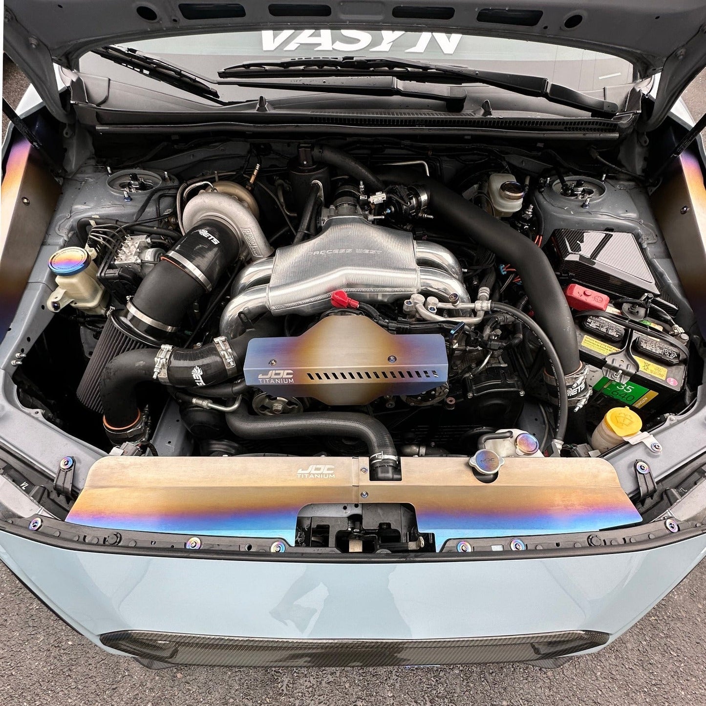 JDC Titanium Radiator Cooling Shroud (15-21 WRX/STi)