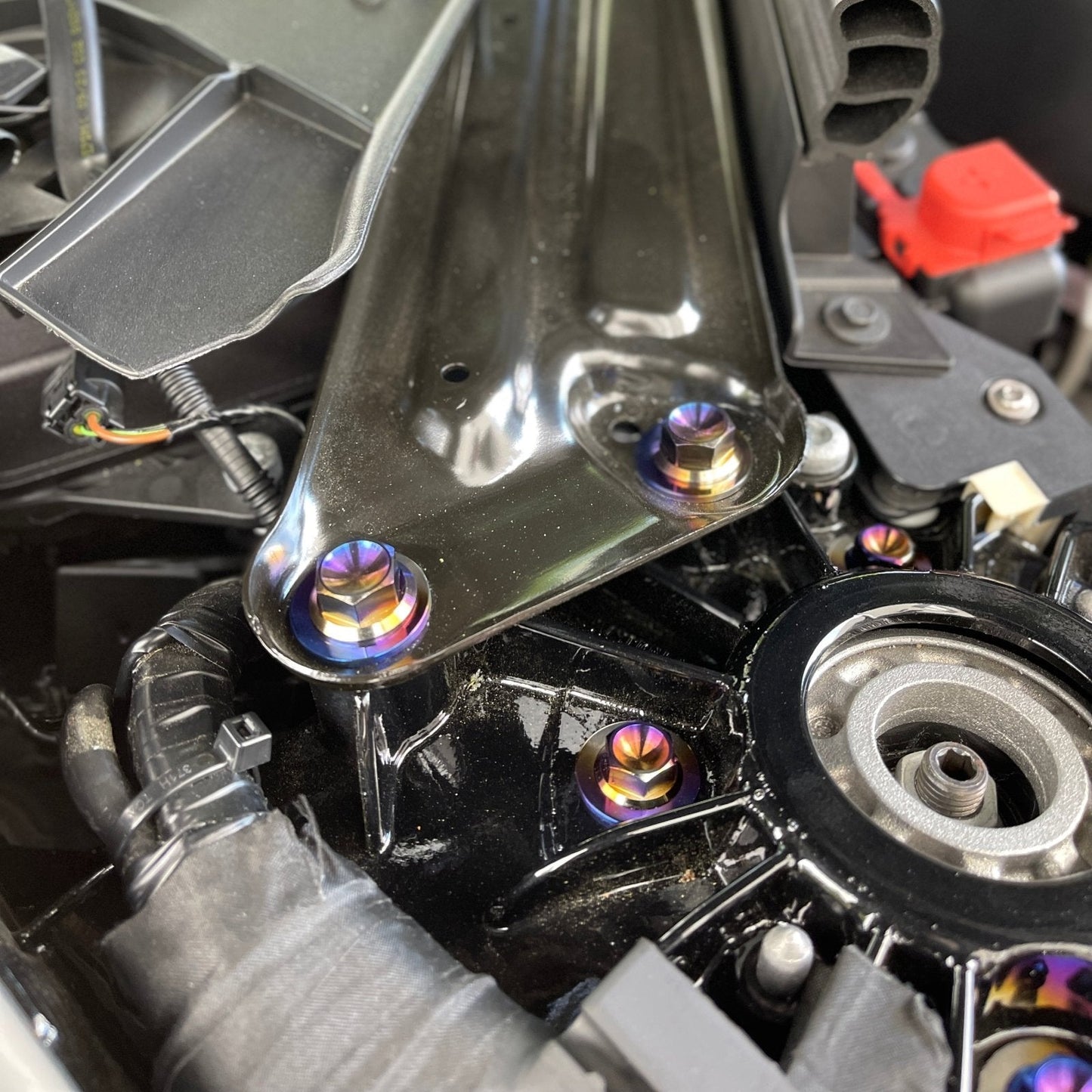 JDC Titanium Rear Strut Brace Hardware Kit (MK5 Supra)