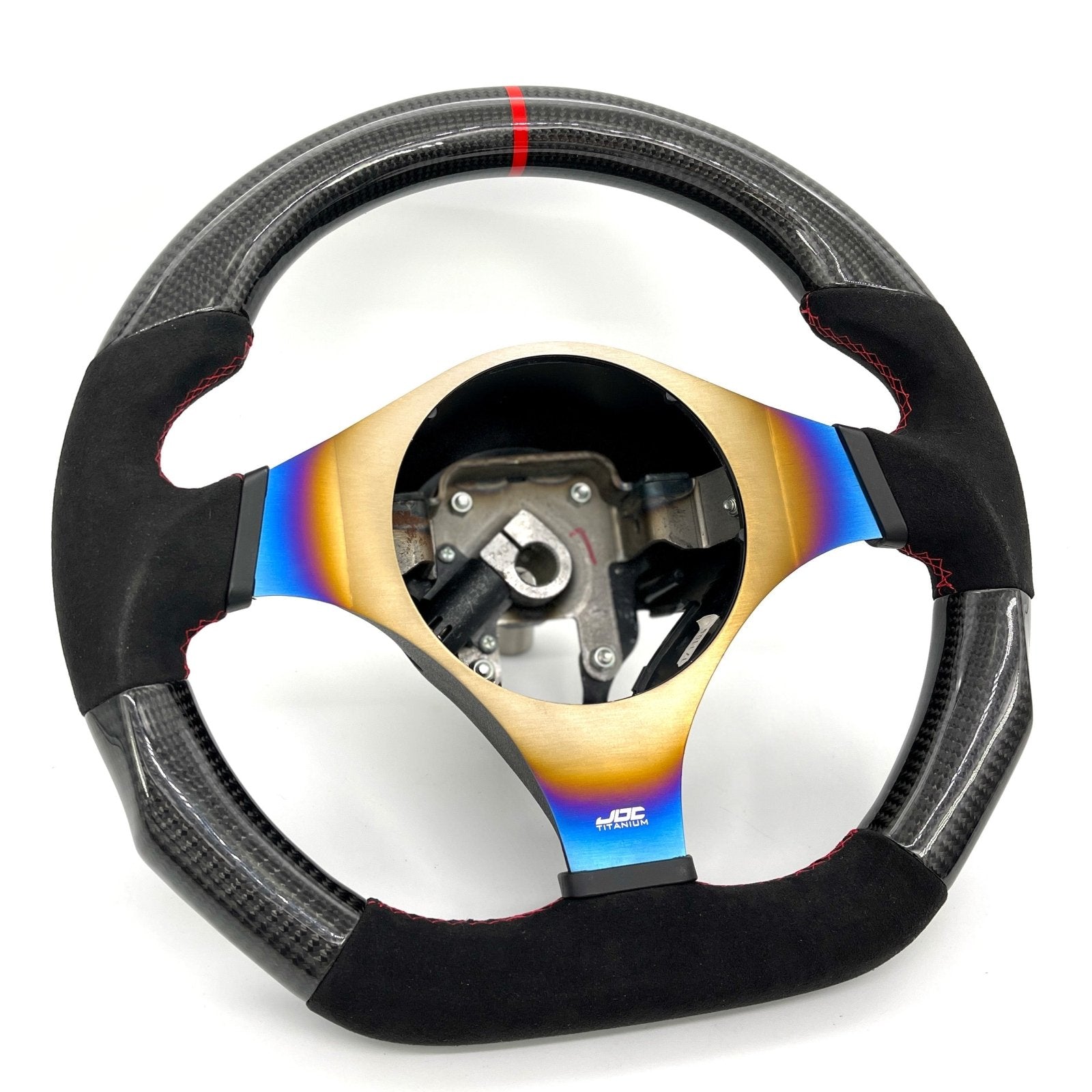 JDC Titanium Steering Wheel Overlay (Evo 7/8/9)
