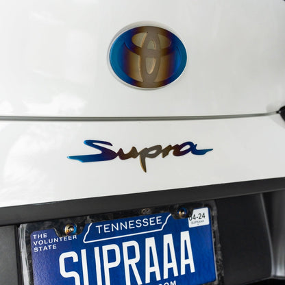 JDC Titanium "Supra" Badge (A90 Supra)