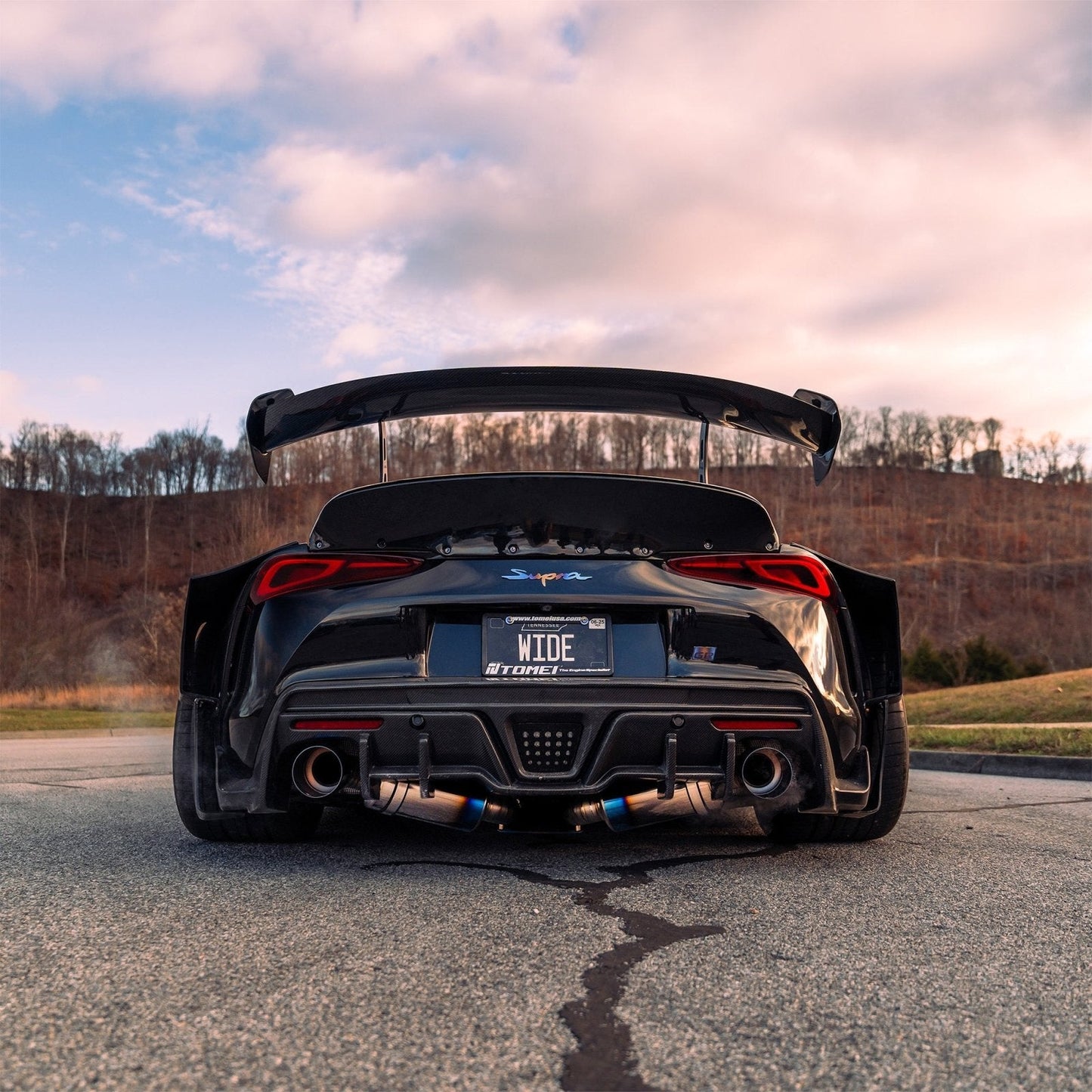 JDC Titanium "Supra" Badge (A90 Supra)