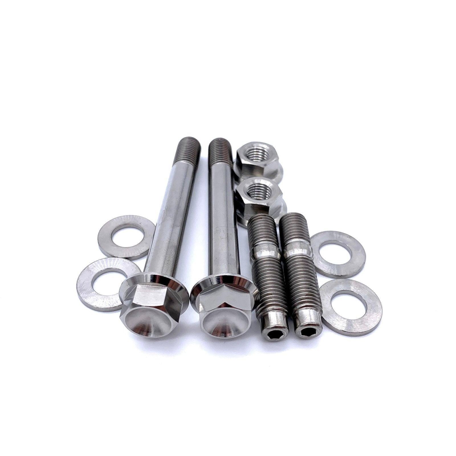 JDC Titanium Turbo to Manifold Hardware Kit for FP Manifolds (Evo 4-9/DSM)