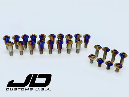 JDC Titanium Valve Cover Hardware Replacement Kit (Evo X)