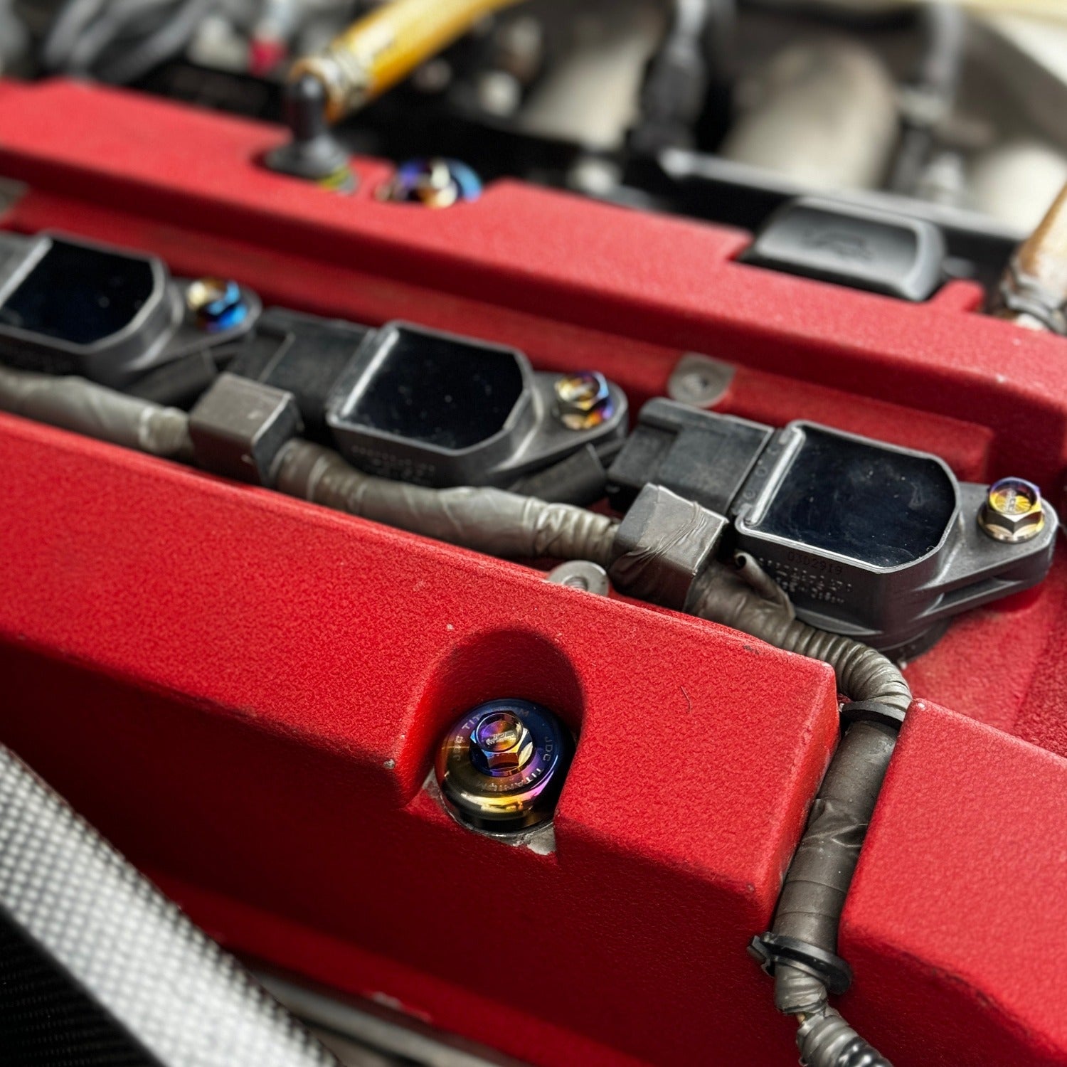 JDC Titanium Valve Cover Hardware Replacement Kit (Honda S2000)