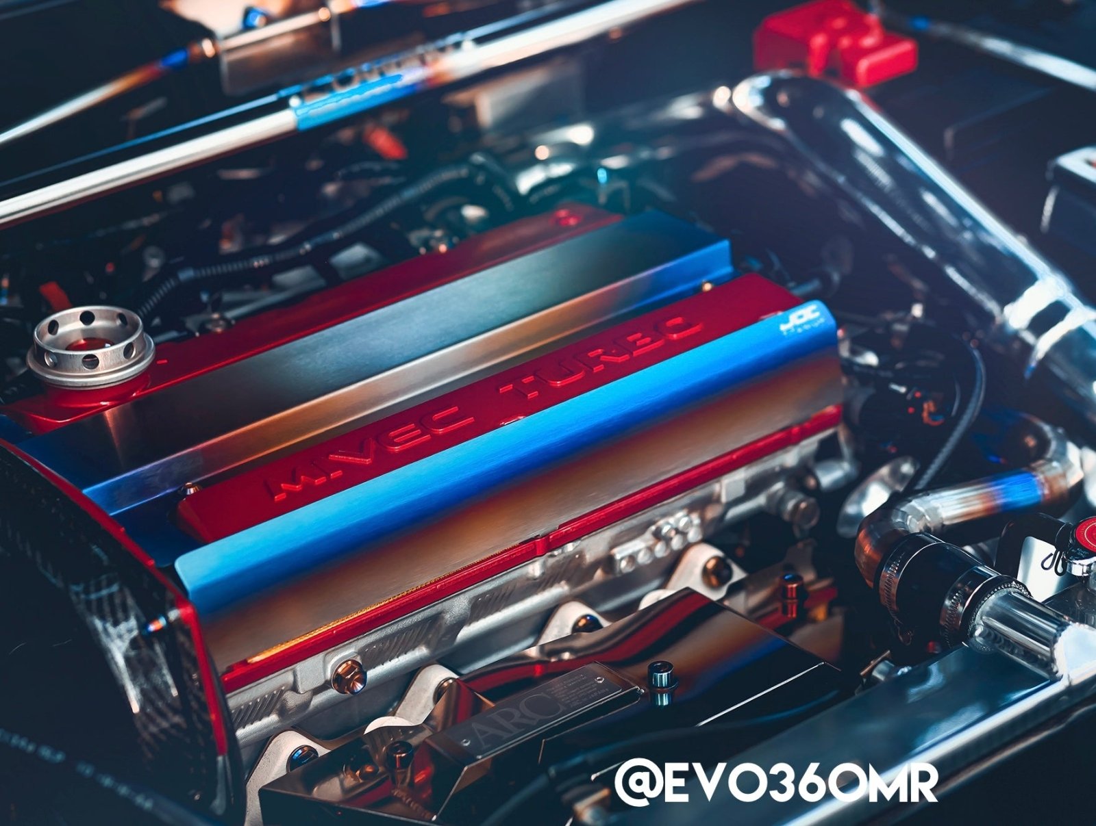 JDC Titanium Valve Cover Heat Shield (Evo 4-9)
