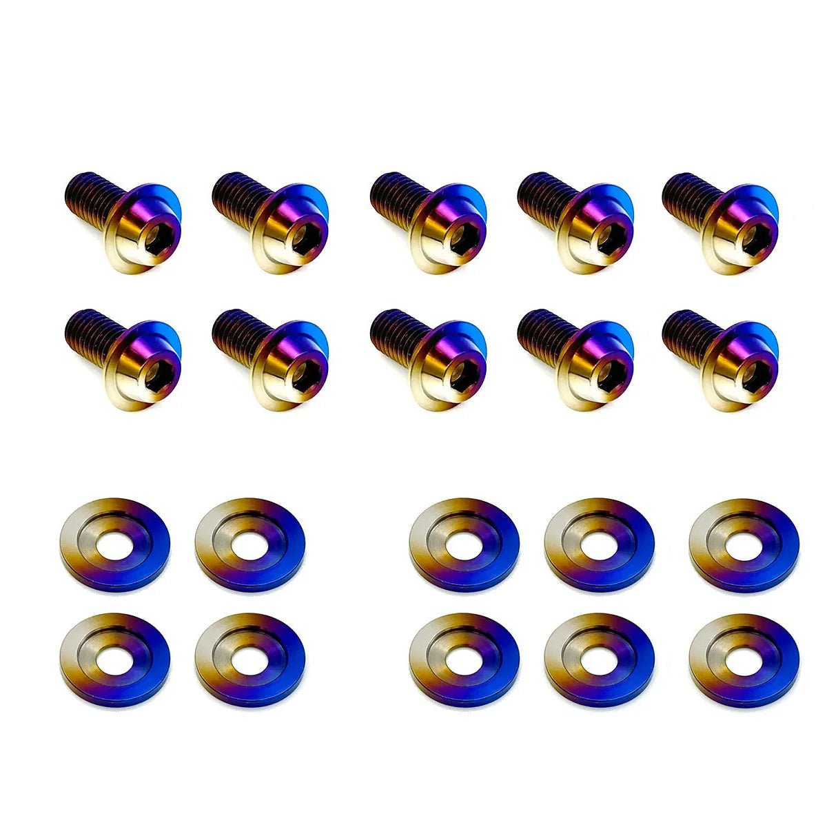 JDC Titanium Wing Mounting Hardware (2023+ FL5 Civic Type R)