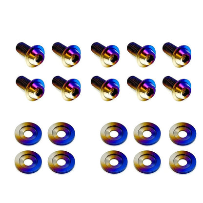 JDC Titanium Wing Mounting Hardware (2023+ FL5 Civic Type R)