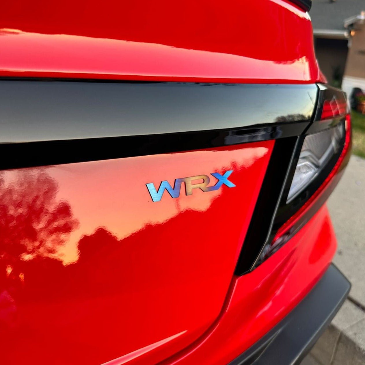 JDC Titanium "WRX" Trunk Badge (15+ WRX)