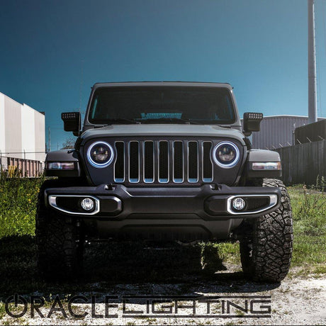 Oracle Lighting - 7in LED High Powered Headlights Black Bezel