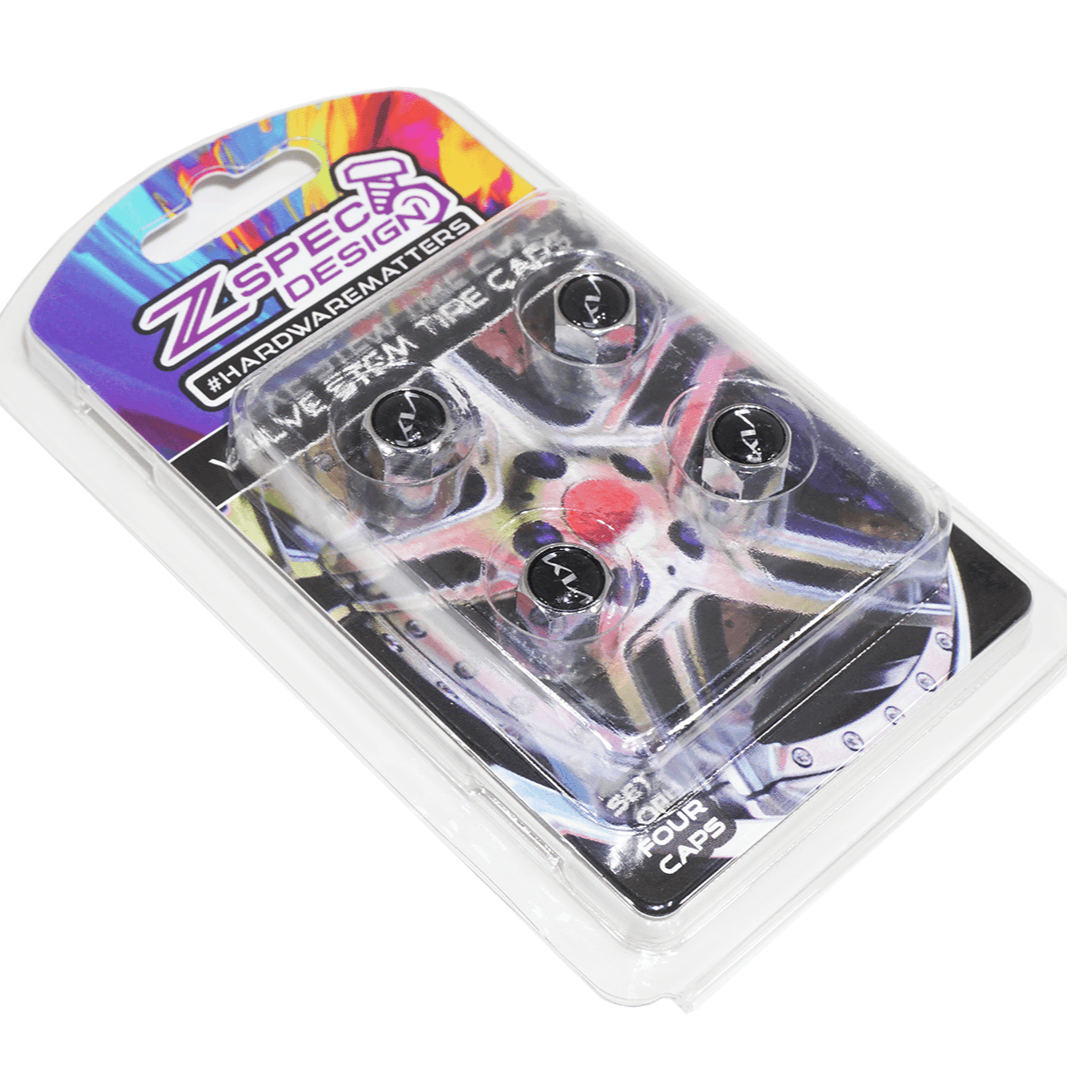 Chrome Valve Stem Tire Caps, Style: KIA