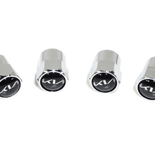 Chrome Valve Stem Tire Caps, Style: KIA