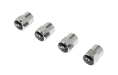 Chrome Valve Stem Tire Caps, Style: KIA