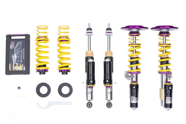 KW Variant 4 Adjustable Clubsport Coilover Kit - 2014-2019 Porsche 911 Turbo, Coupe & Cabrio, w/o PDCC