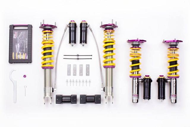 KW Variant 4 Adjustable Clubsport Coilover Kit - 2014-2019 Porsche 911 Turbo, Coupe & Cabrio, w/o PDCC