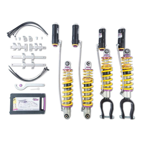 KW Variant 4 Adjustable Coilover Kit - 2017-2023 Audi R8 (4S) w/o Magnetic Ride Coupe