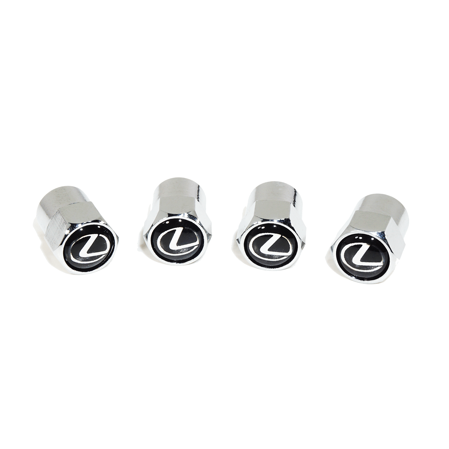 Chrome Valve Stem Tire Caps, Style: Lexus