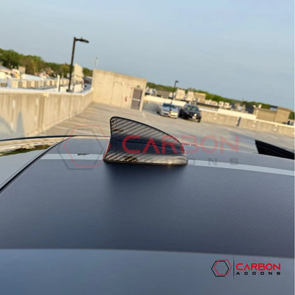 Dodge Charger 2015-2024 Real Carbon Fiber Shark Fin Antenna Cover