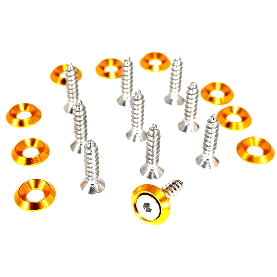 ZSPEC M5x20mm Coarse Fasteners w/Colored Washers, 10-Pack