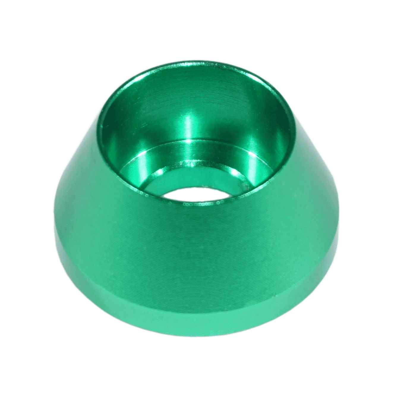 ZSPEC M8 Angled Cup Finish Washers for SHSC Socket-Cap Fasteners, Billet, 10-Pack