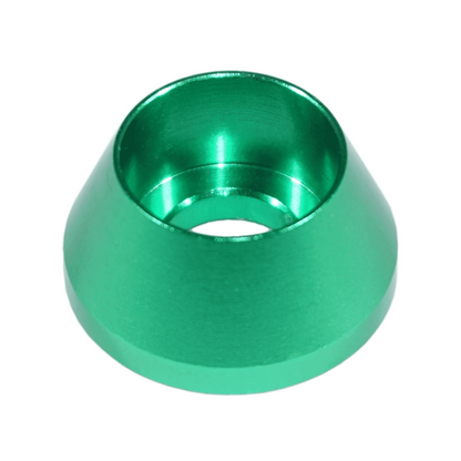 ZSPEC M8 Angled Cup Finish Washers for SHSC Socket-Cap Fasteners, Billet, 10-Pack