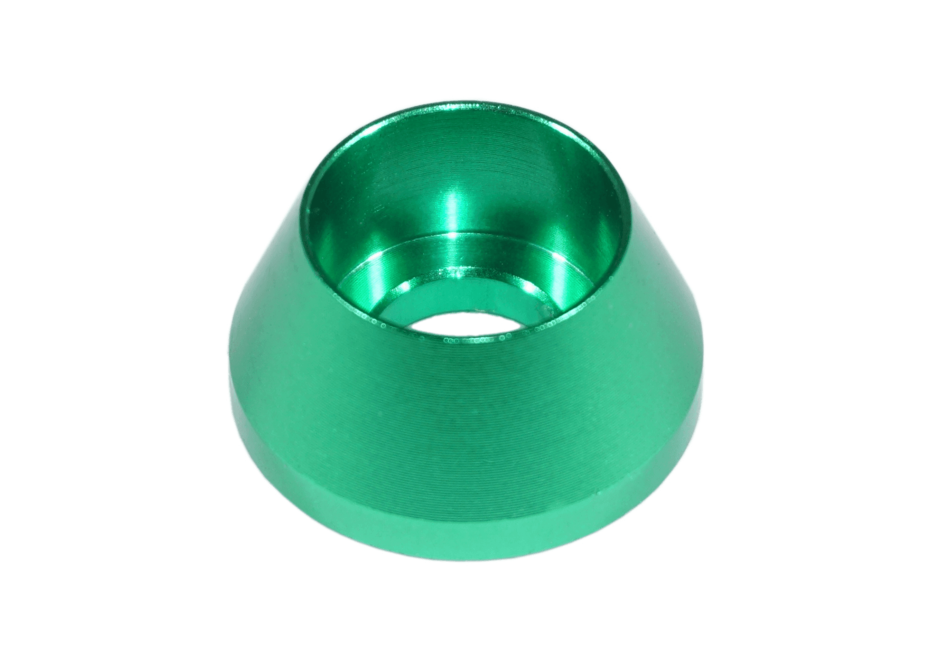 ZSPEC M6 Angled Cup Finish Washers for SHSC Socket-Cap Fasteners, Billet, 10-Pack