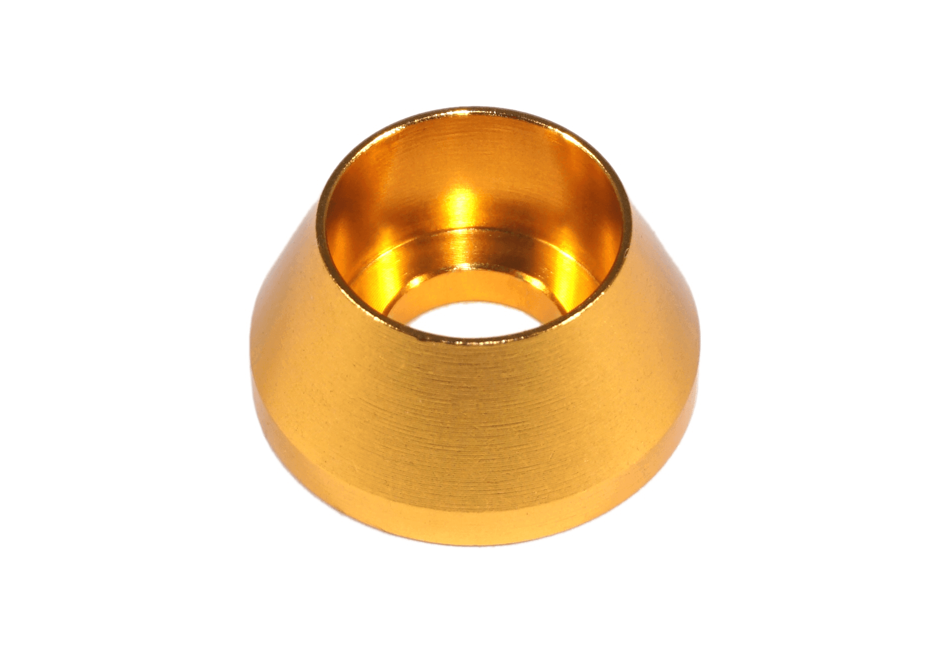 ZSPEC M6 Angled Cup Finish Washers for SHSC Socket-Cap Fasteners, Billet, 10-Pack