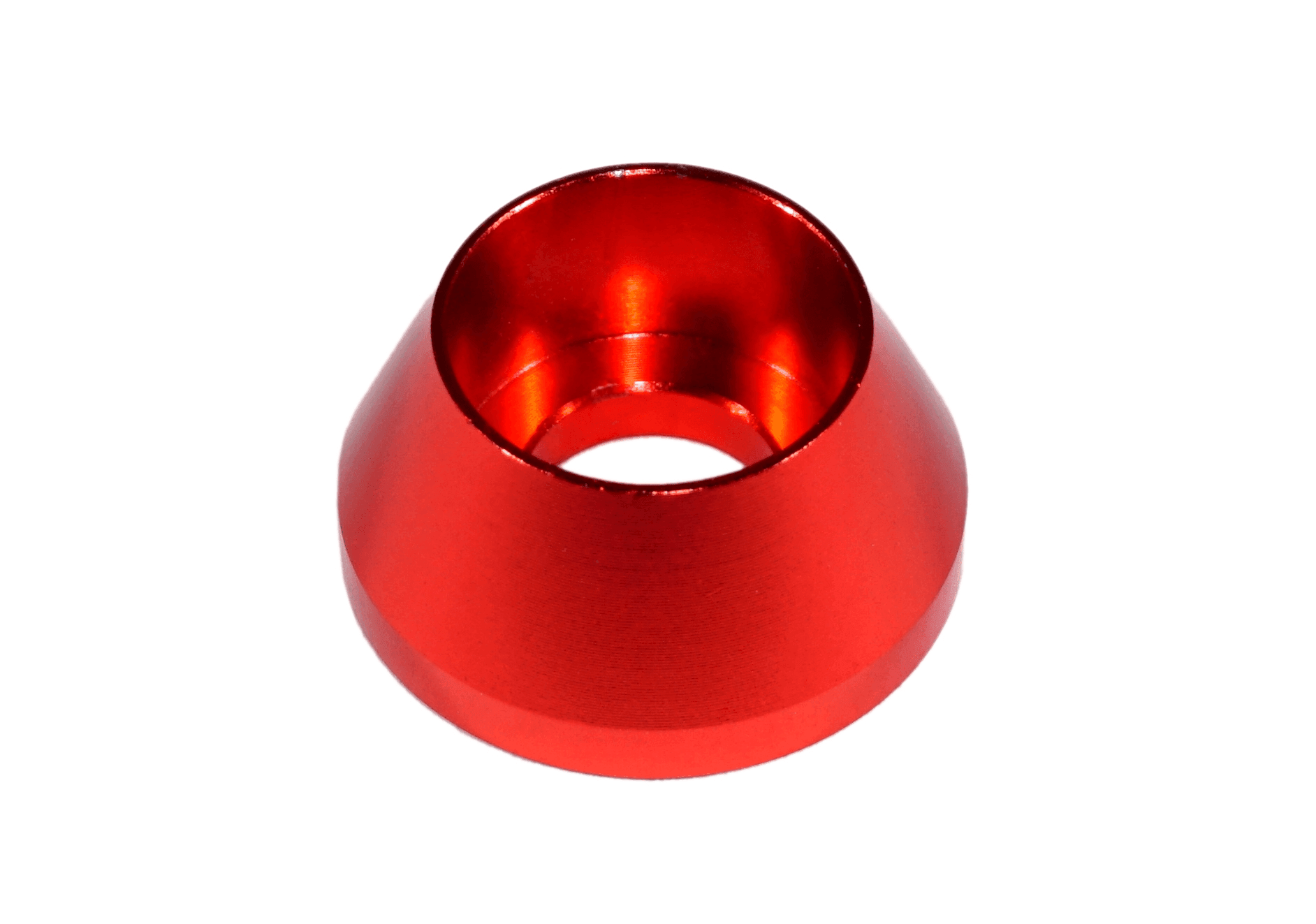 ZSPEC M6 Angled Cup Finish Washers for SHSC Socket-Cap Fasteners, Billet, 10-Pack