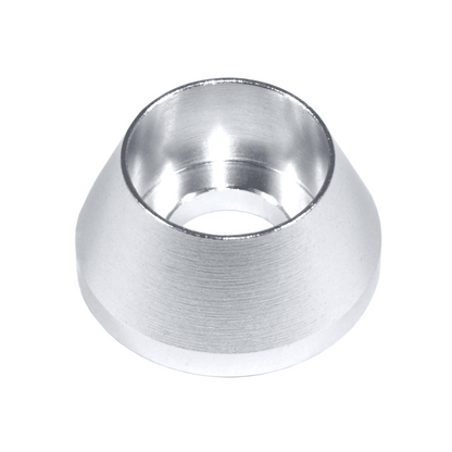 ZSPEC M8 Angled Cup Finish Washers for SHSC Socket-Cap Fasteners, Billet, 10-Pack