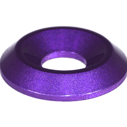 ZSPEC M5 Billet Fender-Finish Dress Up Washers for M5 FHSC Fasteners, 10-Pack